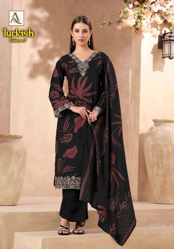 Alok suits turkish edition 7 Printed dress material wholesale